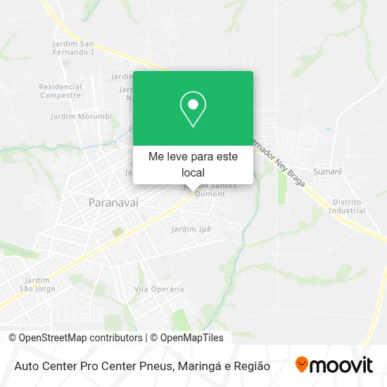 Auto Center Pro Center Pneus mapa