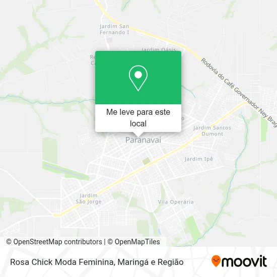 Rosa Chick Moda Feminina mapa