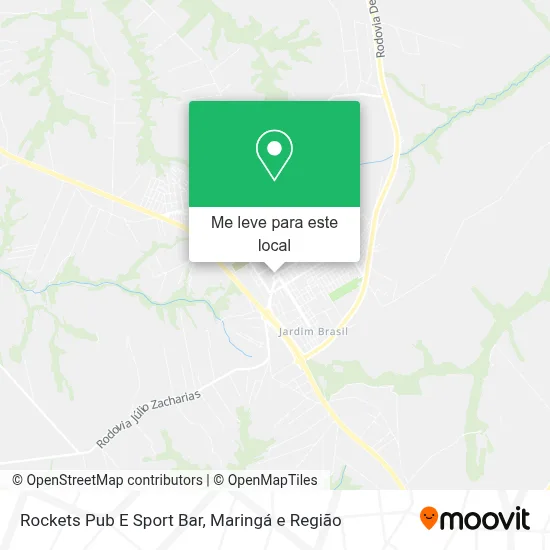 Rockets Pub E Sport Bar mapa