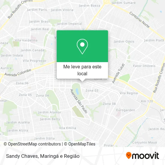 Sandy Chaves mapa