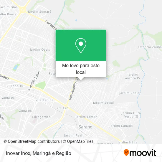 Inovar Inox mapa