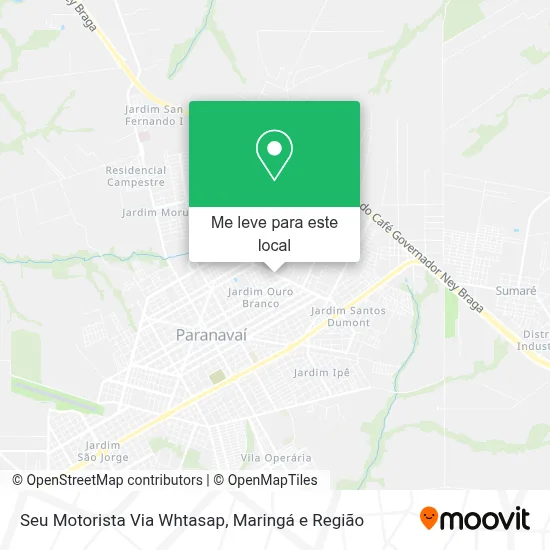 Seu Motorista Via Whtasap mapa