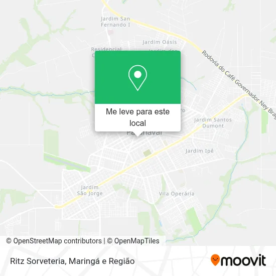 Ritz Sorveteria mapa