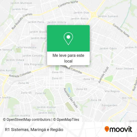 R1 Sistemas mapa