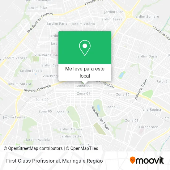 First Class Profissional mapa