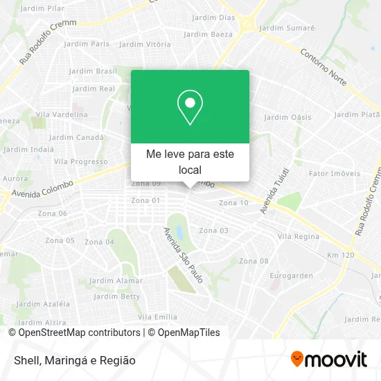 Shell mapa