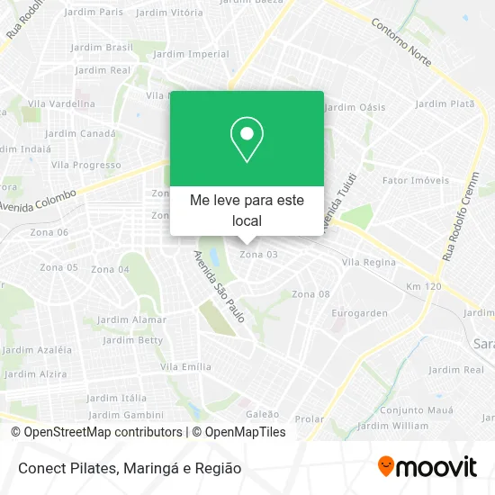 Conect Pilates mapa