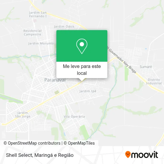 Shell Select mapa