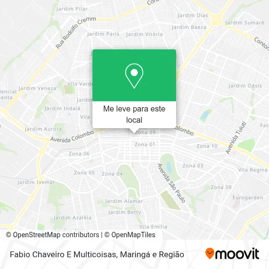 Fabio Chaveiro E Multicoisas mapa