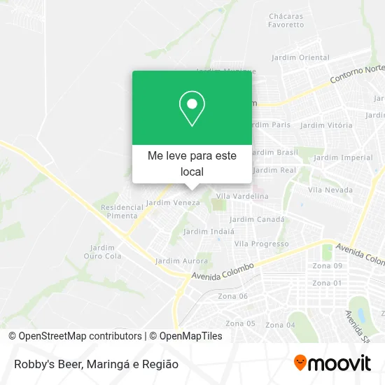 Robby's Beer mapa