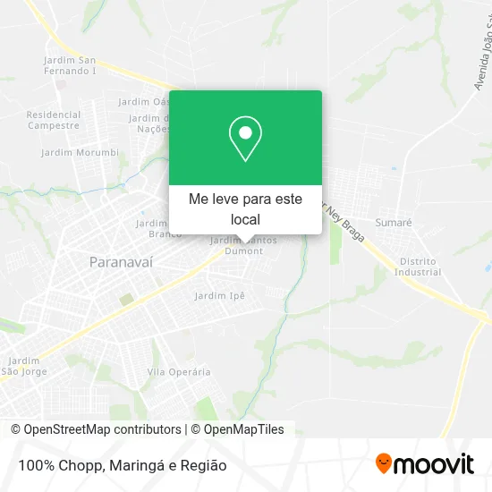 100% Chopp mapa