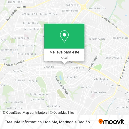 Treeunfe Informatica Ltda Me mapa
