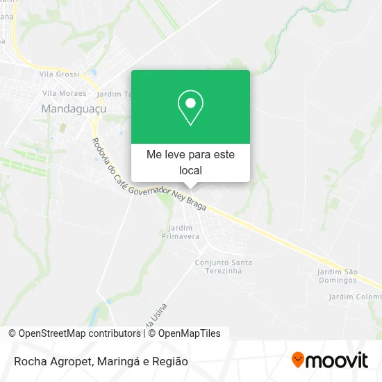 Rocha Agropet mapa