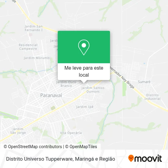 Distrito Universo Tupperware mapa