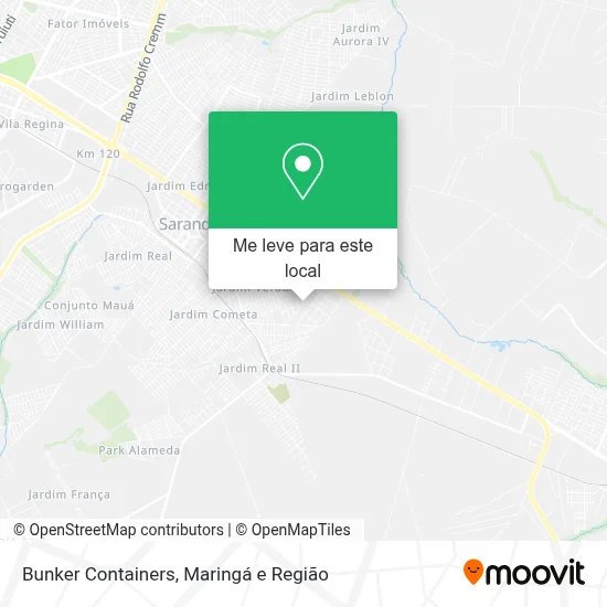 Bunker Containers mapa