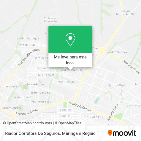 Riacor Corretora De Seguros mapa