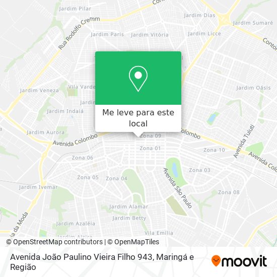 Avenida João Paulino Vieira Filho 943 mapa