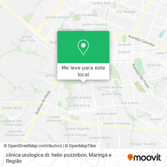 clinica urologica dr. helio pozzobon mapa