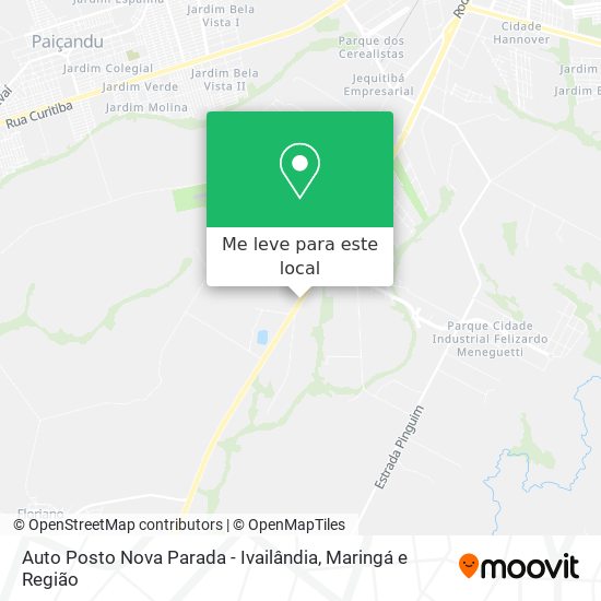 Auto Posto Nova Parada - Ivailândia mapa