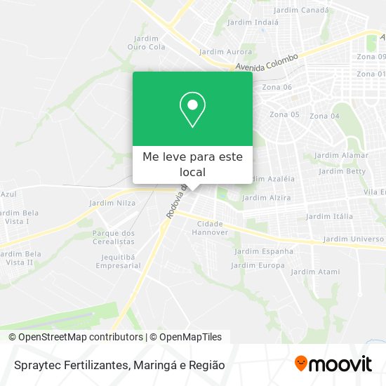 Spraytec Fertilizantes mapa