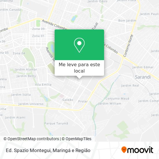 Ed. Spazio Montegui mapa