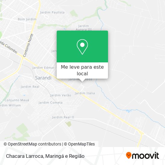 Chacara Larroca mapa