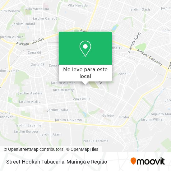 Street Hookah Tabacaria mapa