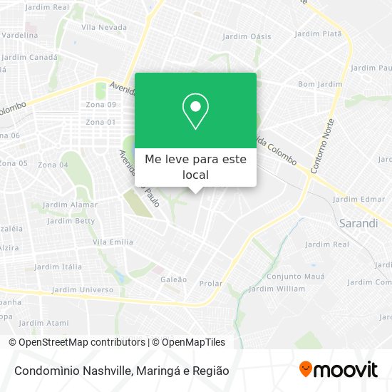 Condomìnio Nashville mapa