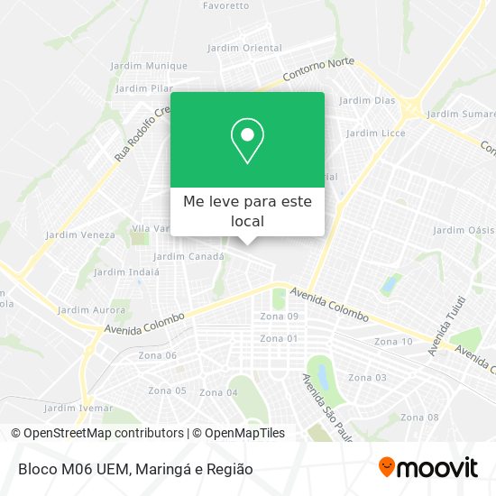 Bloco M06 UEM mapa