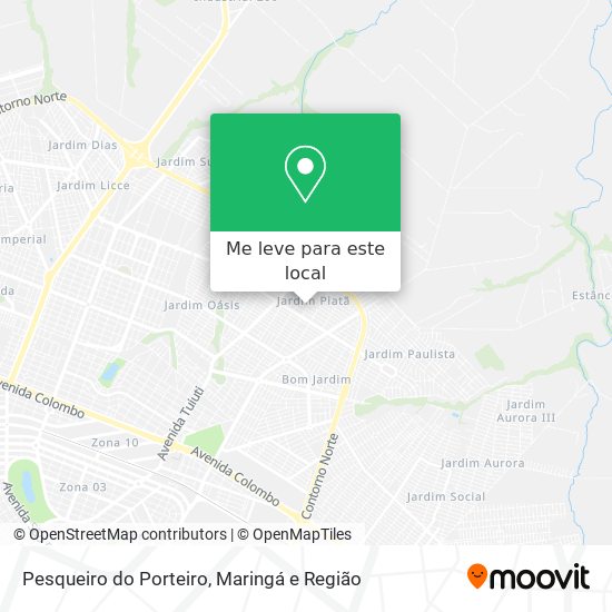 Pesqueiro do Porteiro mapa