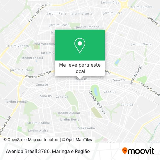 Avenida Brasil 3786 mapa