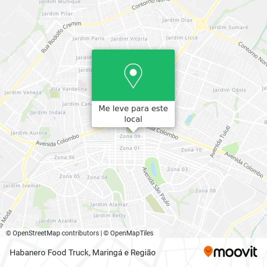 Habanero Food Truck mapa