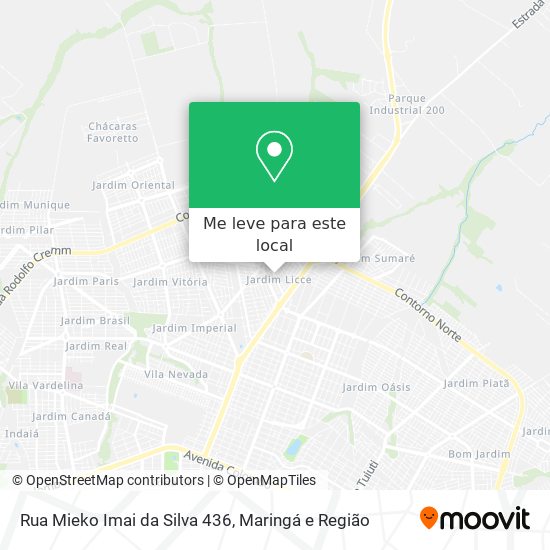 Rua Mieko Imai da Silva 436 mapa