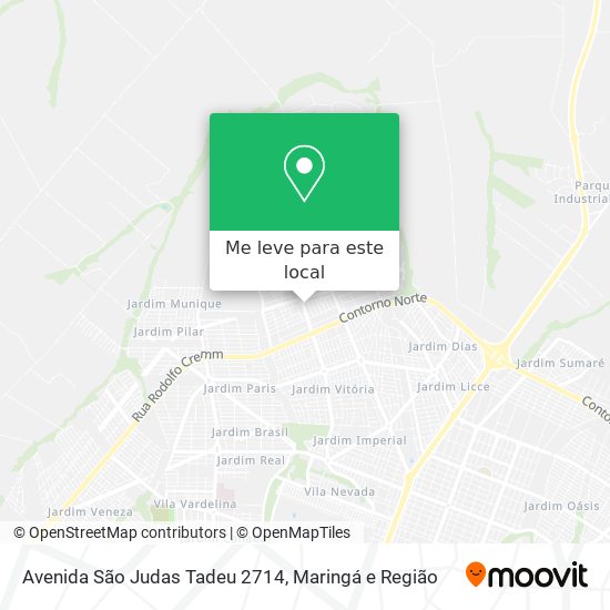 Avenida São Judas Tadeu 2714 mapa