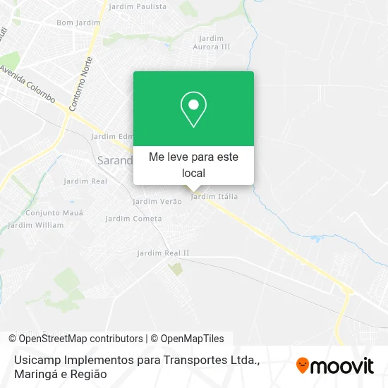 Usicamp Implementos para Transportes Ltda. mapa
