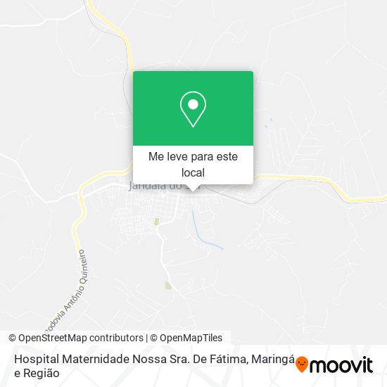 Hospital Maternidade Nossa Sra. De Fátima mapa