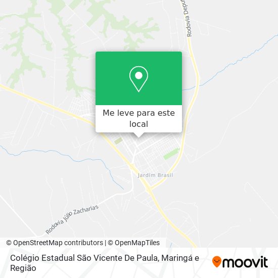 Colégio Estadual São Vicente De Paula mapa