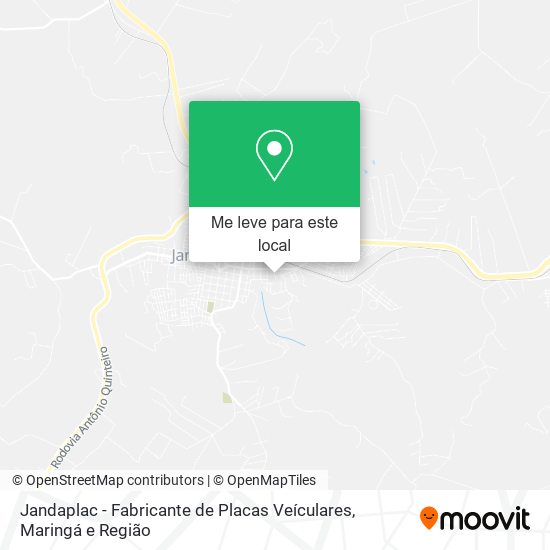 Jandaplac - Fabricante de Placas Veículares mapa