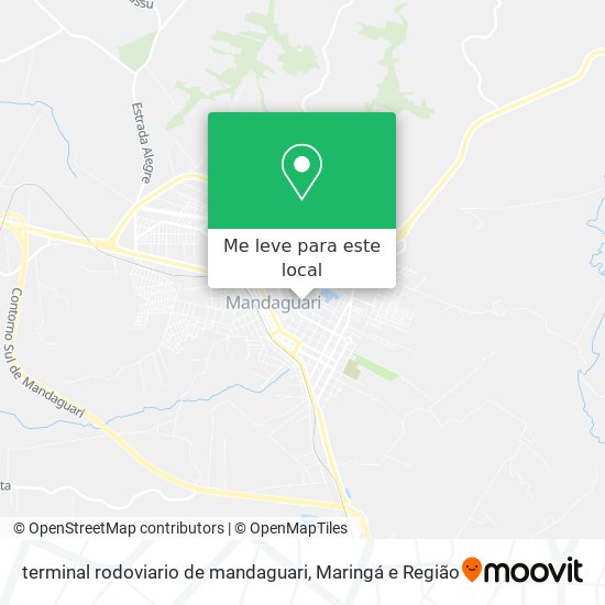 terminal rodoviario de mandaguari mapa
