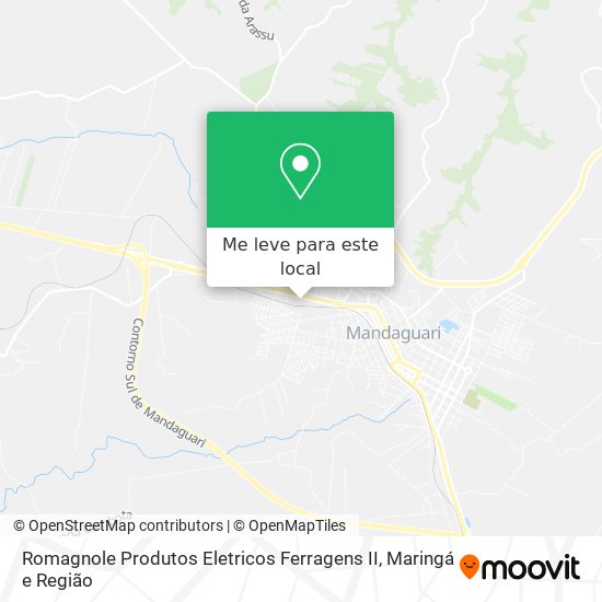 Romagnole Produtos Eletricos Ferragens II mapa