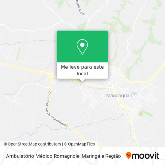 Ambulatório Médico Romagnole mapa