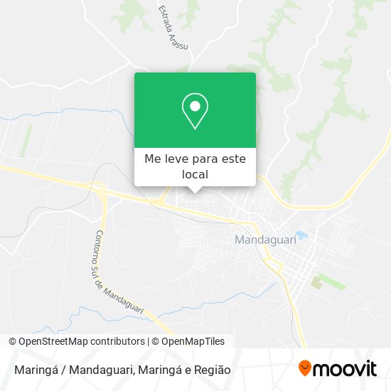 Maringá / Mandaguari mapa