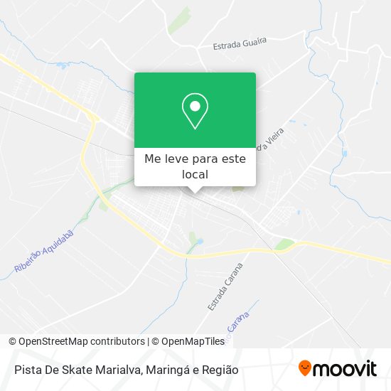 Pista De Skate Marialva mapa