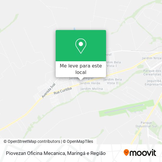 Piovezan Oficina Mecanica mapa