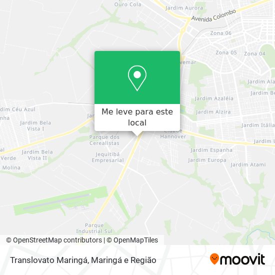 Translovato Maringá mapa