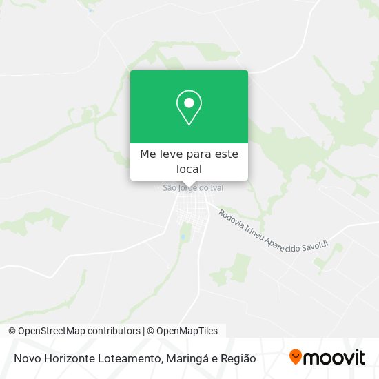Novo Horizonte Loteamento mapa