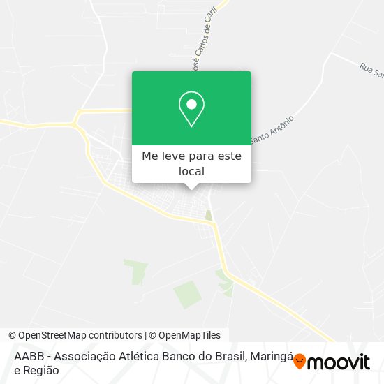 AABB - Associação Atlética Banco do Brasil mapa