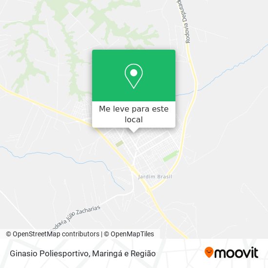 Ginasio Poliesportivo mapa