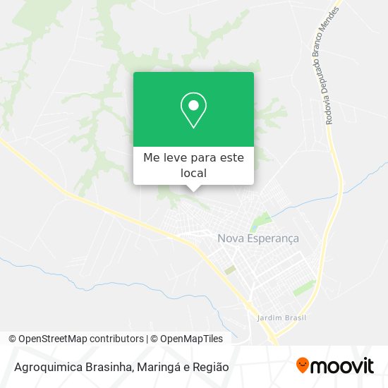Agroquimica Brasinha mapa