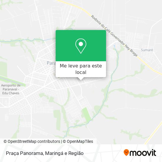 Praça Panorama mapa